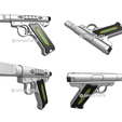 Persona-3-Evoker-Gun.png Persona 3 - Evoker Gun Prop 3D Model STL File