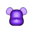 Head.stl BearBrick Kaws Articulated mashup supreme