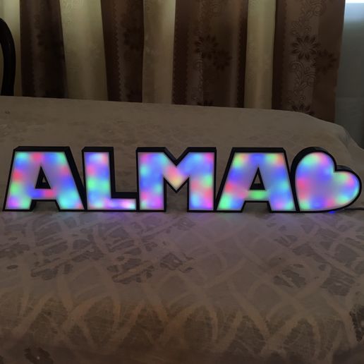 ILLUMINATED SIGN SOUL 3D model