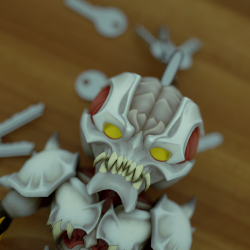 Doom Archville Keychain 3D model
