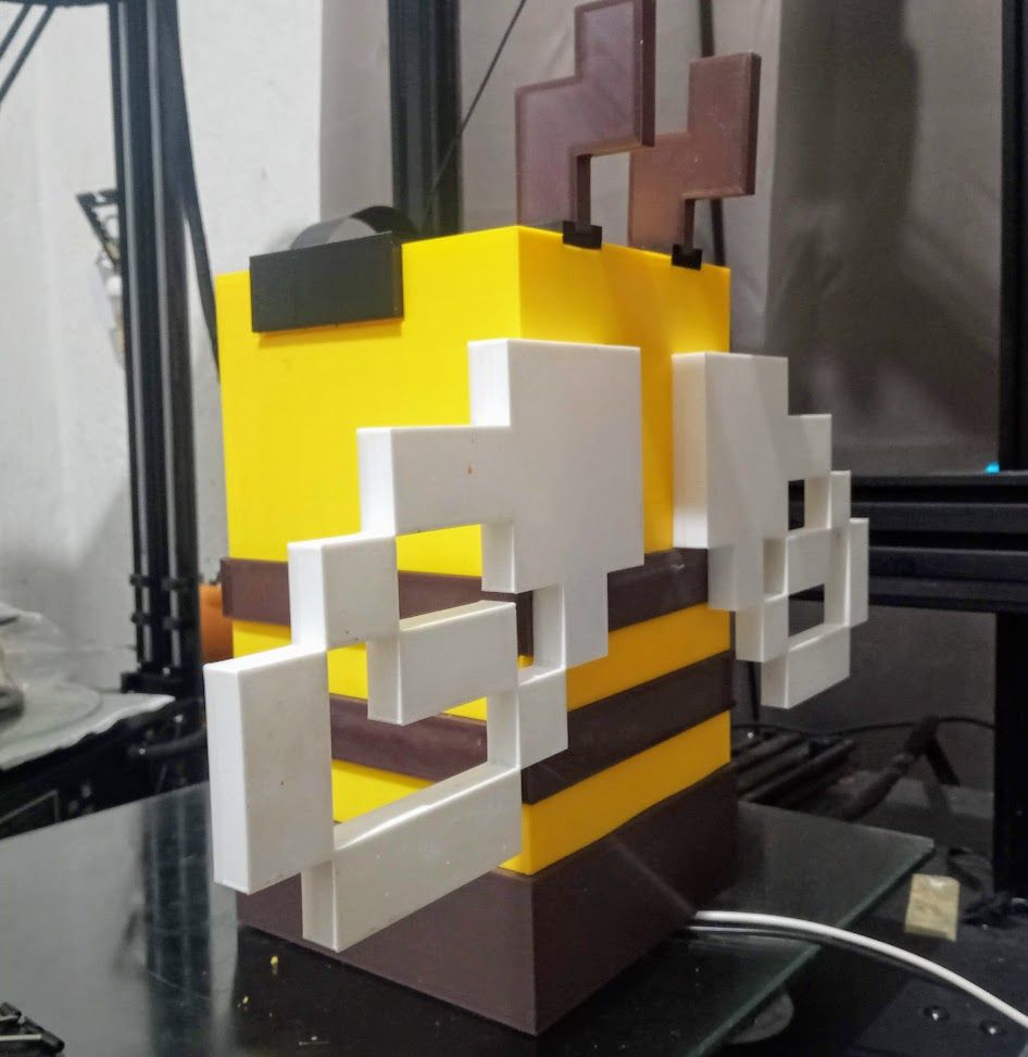 IMG_20220113_234316_477.jpg STL-Datei Biene Minecraft Lampe herunterladen • 3D-Drucker-Vorlage, Baymin