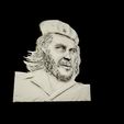 05.jpg 3D Relief sculpture of Che Guevara