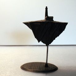 IMG_1677_display_large.jpg Free 3D file Floating Lighthouse Island・3D printable design to download