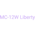 MC-12W Liberty_name.stl Wall silhouette - US Military Aviation - MC-12W Liberty
