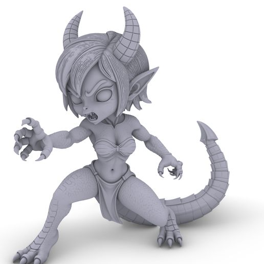 7.jpg Sweet Mini Funny Demon Lady Chibi