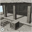 10.jpg Wooden Viking warehouse with canopy and accessories (2) - Alkemy Asgard Lord of the Rings War of the Rose Warcrow Saga