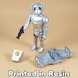 TOUS, Bw iS Rahtro 3.75in 1:18 scale articulated retro sci-fi action figure