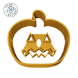 Halloween-Calabaza-Ahuecada-3.5cm-CP.png Angry Pumpkin  - Halloween - Cookie Cutter - Fondant - Polymer Clay