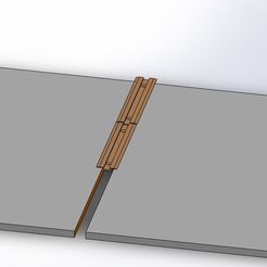 example.JPG Free STL file Ledstrip roof tile holder・Design to download and 3D print