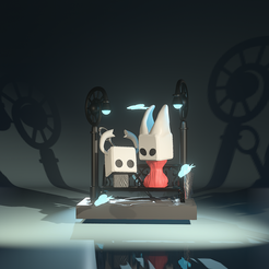 IMG_0513.png STL file Hollow Knight and Hornet・3D printing idea to download