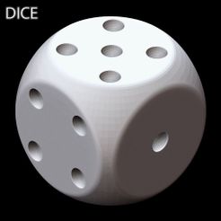 dice.jpg Free OBJ file DICE・3D printer design to download
