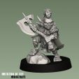 MINIATURES Fichier 3D Bingo le barbare, Halfling chaotique・Plan à imprimer en 3D à télécharger