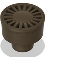floor_drain_trap_dt03 v-5.png Floor simple Drain trap Round d100 odore block 3d print and cnc