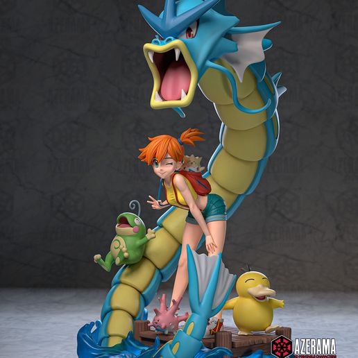 🐉 Misty STL Ready for 3D Printing・ 3D File for 3D printing・Cults