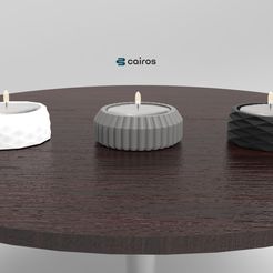 candles.jpg STL file Tea Candles Holder・3D printable model to download