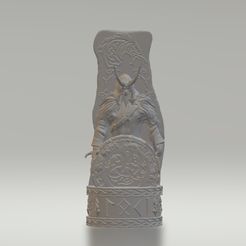 image-4.jpg STL file Loki Norse God Viking Idol Totem Statue・3D printer model to download