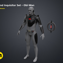 Grand Inquisitor Set —- Obi-Wan by 3Demon al Файл 3D Набор Великого Инквизитора - Оби-Ван・Шаблон для 3D-печати для загрузки, 3D-mon