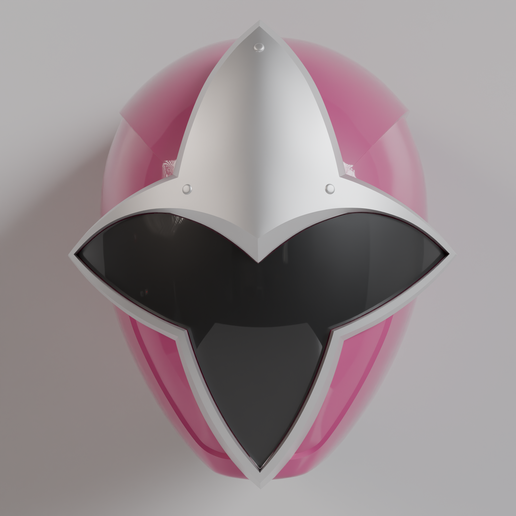 Pink Ninja Steel Power Rangers Fuka Igasaki Shuriken Sentai Ninninger Cosplay Helmet STL