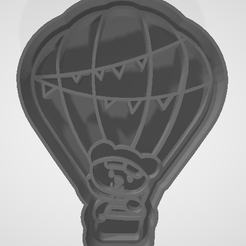 bb-globo.png STL file Baby bear balloon・3D printable design to download