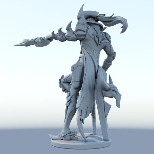 STL file High Noon Lucian 3D Print Model from League of Legends・3D