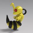 Angry bee 1.2 keychain.jpg Angry bee keychain