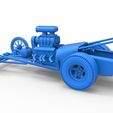61.jpg Front engine old school dragster with V8 Version 3 Scale 1:25