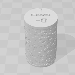 Digi Camo Stencil 4 pack by SDDesign, Download free STL model