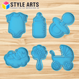 BABY-SHOWER.png Baby Shower cookie cutters - Cookies Baby
