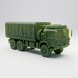 MAN-HX61-Canvas-Cover-8.jpg MAN HX61 Canvas Cover Variant – 1/87 Scale Military Truck 3D Model | HO Scale STL for Resin & FDM Printing