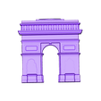Arc_triomphe.stl Fichier STL gratuit Bâtiments célèbres de paris・Design imprimable en 3D à télécharger