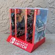 d46f52e35b2d9d717d01998770448015_display_large.jpg Free STL file Nintendo Switch Game Case Holder・3D printing idea to download
