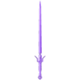 ciri sword.obj The Witcher Ciri Sword Printable Assembly