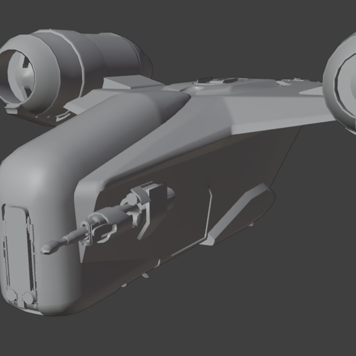 razor-crest-1.png Razor Crest 3D Model - Bounty Hunter's Legacy STL