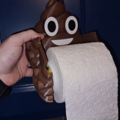 20230305_202725.jpg Poop Emoji Toilet Roll Holder