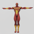 Renders0019.png IRon Spiderman Spiderman Spiderverse Lowpoly Textured