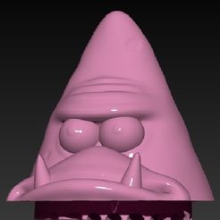 Patrick Grinder Up.jpg STL file Patrick Stars Grinder/Picador・Model to download and 3D print