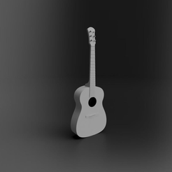 Guitar01.png Бесплатный STL файл Acoustic Guitar・План 3D-печати для скачивания