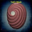 6.jpg Tobi Mask from Naruto Shippuden - Fan Art for cosplay 3D print model