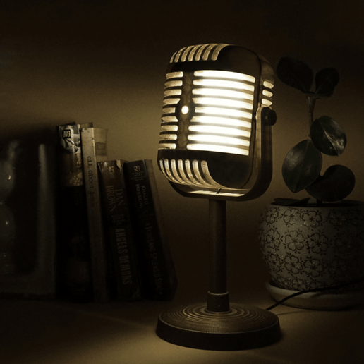 Capture d’écran 2018-05-22 à 11.33.45.png STL-Datei Retro microphone lamp kostenlos herunterladen • 3D-druckbares Objekt, Toolmoon