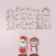 Santa_Miss-Santa.jpg Santa Claus And Miss Santa Claus #1 Cookie Cutter