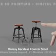 Miniature_Murray-Backless-Counter-Stool-4.jpg MINIATURE Murray Backless Counter Stool | Williams Sonoma-Inspired  | Miniature Furniture
