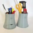 Foto1.jpg 3D file Simpsons Homer nuclear plant planter vase pencil toothbrush holders・Model to download and 3D print