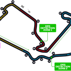 image.png STL file UK - Silverstone Circuit・Template to download and 3D print, gert-janv1990