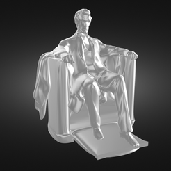 Abraham-Lincoln-render.png STL file Abraham Lincoln・Model to download and 3D print