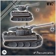 2.jpg Panzer VI Tiger Ausf. E Bergetiger heavy engineering tank - Germany Eastern Western Front Normandy Stalingrad Berlin Bulge WWII