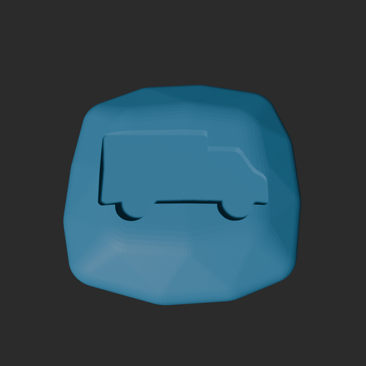 Van Stone - 3D Printable Game Token