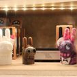 large_Elvis_and_Peggy_art_toy_Bulb_Zone.jpg Free STL file Elvis Bunny Skull・Template to download and 3D print