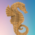 3.png Seahorse 3D MODEL STL FILE FOR CNC ROUTER LASER & 3D PRINTER