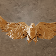 eagle-wall-sculpture-low-poly-3.png Eagle wall low poly sculpture geometrical STL 3d print file