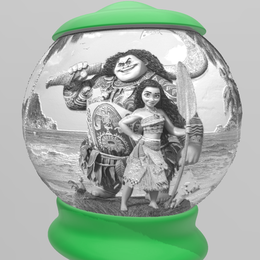 Litho Moana Lamp 3D model
